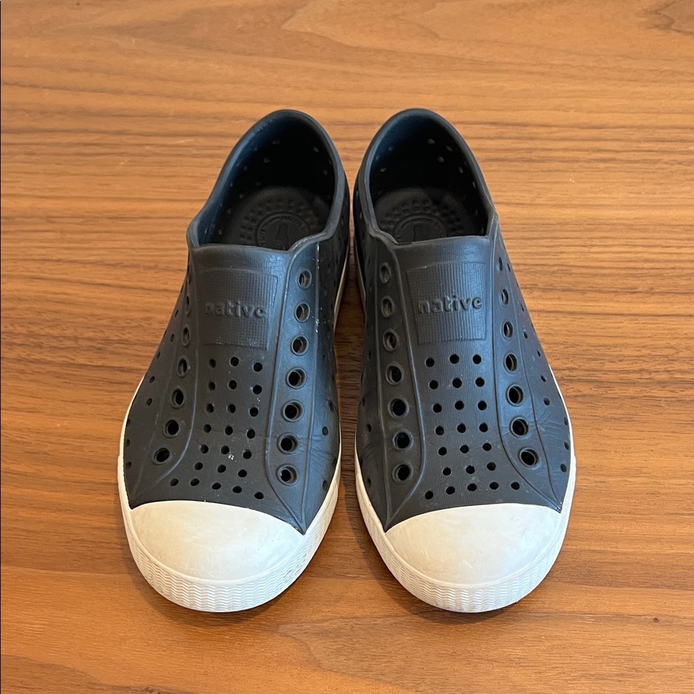 Native Black Slip-On Shoes